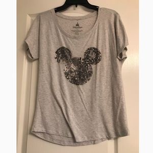 Grey Mickey Mouse T-shirt